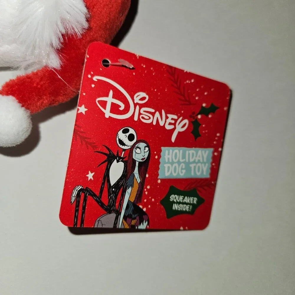 NEW Jack Skellington Sally Plush Dog Toys Squeakers Nightmare Before Christmas